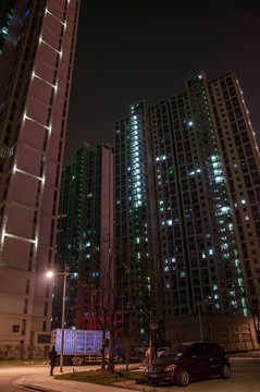 高樓夜景