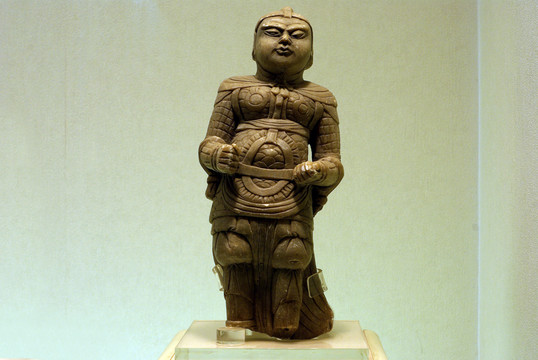 石雕武士像