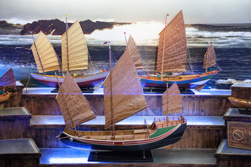 郑成功收复台湾 帆船模型