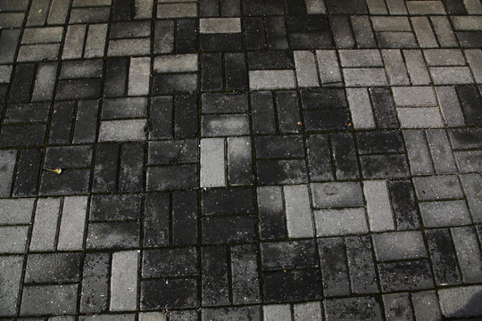 青磚路面