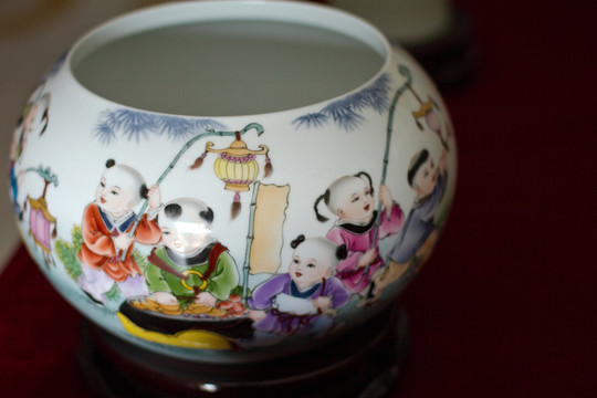 景德鎮(zhèn)瓷器 民俗工藝品  花瓶