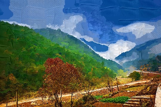 油畫