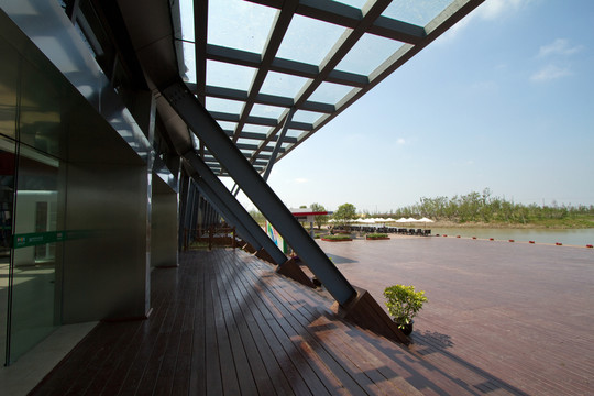 崇明東灘濕地公園 現(xiàn)代建筑