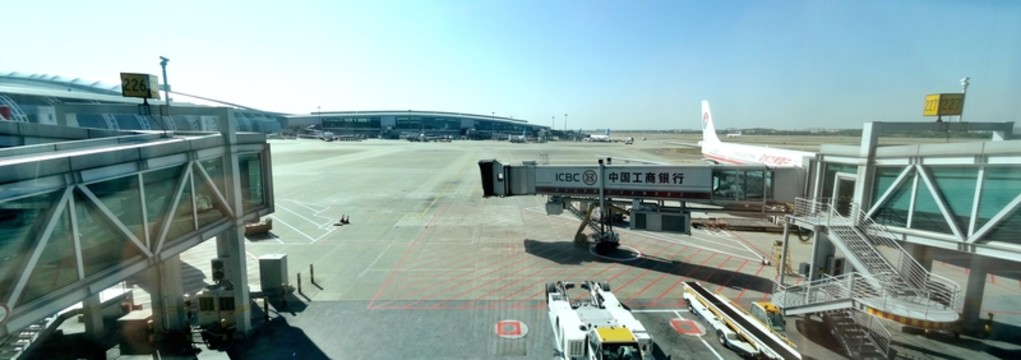 機(jī)場(chǎng)航班 停機(jī)坪