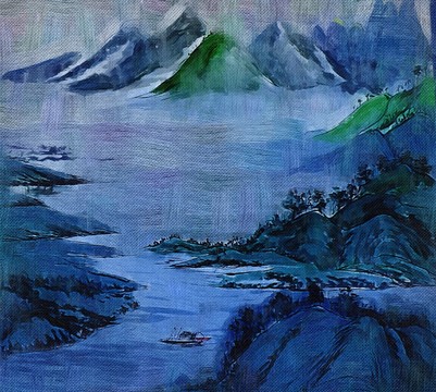 山水畫 抽象畫