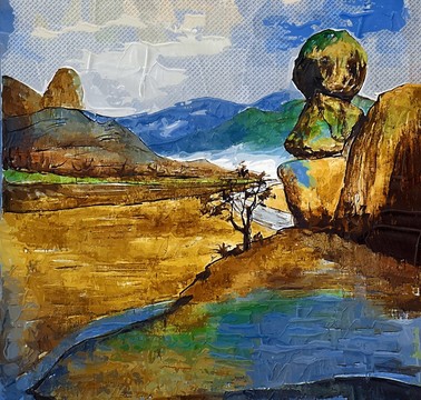 山水畫(huà) 抽象畫(huà)