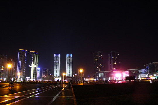 大連星海夜景