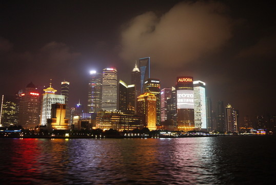 上海陸家嘴夜景