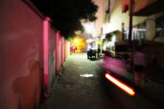 小區(qū)夜色