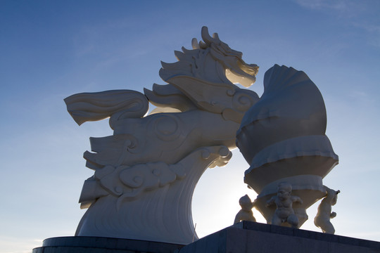 防城港龍馬景區(qū) 龍馬雕塑