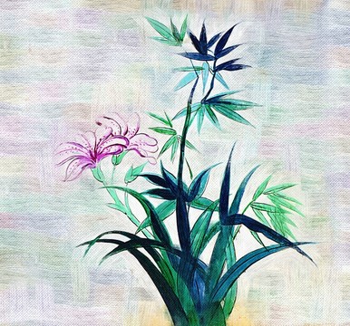 花卉 抽象畫(huà)