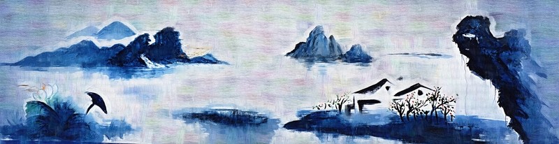 山水畫 油畫