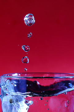 定格水花