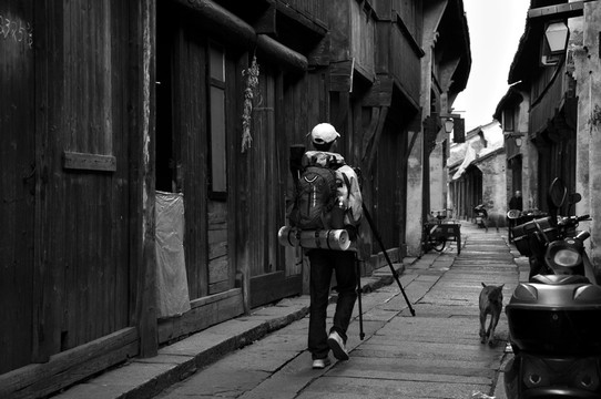 黑白 烏鎮(zhèn) 老街 桐鄉(xiāng) 旅行