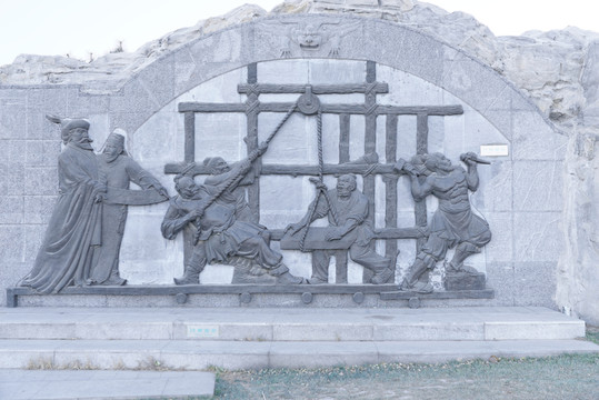 古代建造雕塑