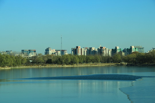 湖水 湖邊 水岸 水面 湖面