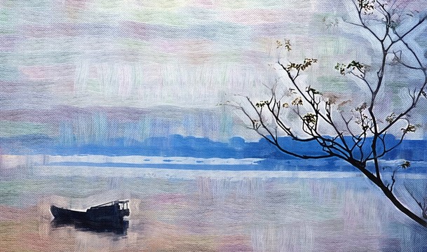 油畫 山水畫