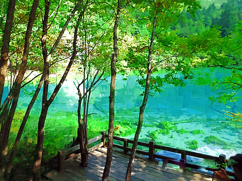 九寨溝風(fēng)景