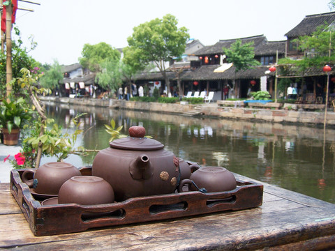 西塘古鎮(zhèn)的午后閑暇時光