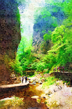 金絲峽