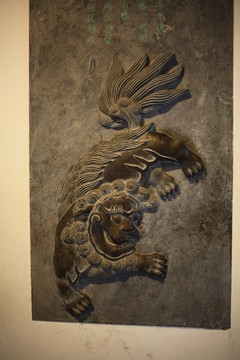 獅子石雕