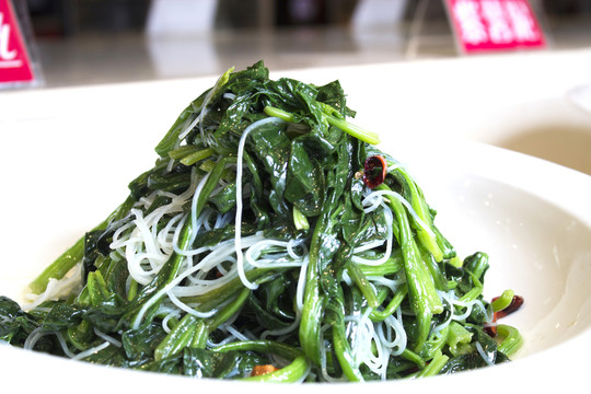 涼拌菠菜粉絲