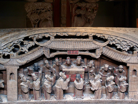烏鎮(zhèn)建筑木雕