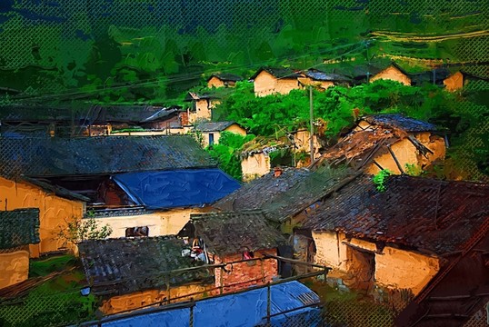 鄉(xiāng)村油畫