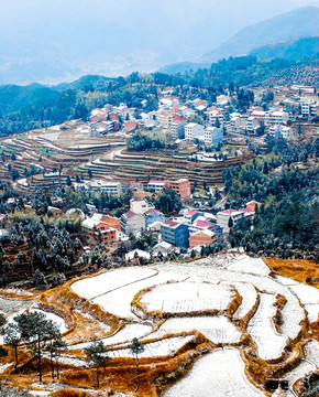 雪景 茗岙