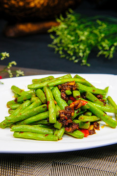三巴醬肉末四季豆