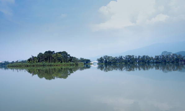 湖面