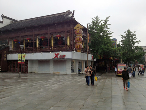 南京夫子廟 商業(yè)街 旅游景點