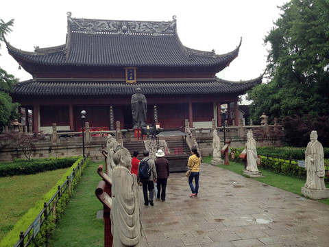 夫子廟 雕塑 雕像 中式建筑