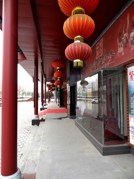 仿古建筑 紅木家具店