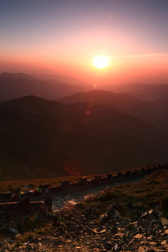 五臺山日出