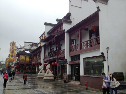 南京夫子廟 商業(yè)街 旅游景點