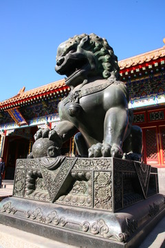 頤和園銅獅子