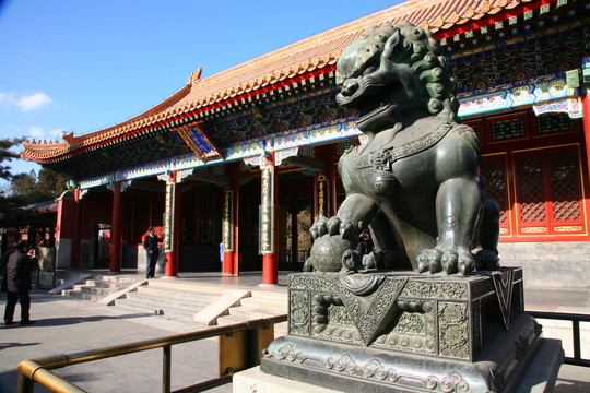 頤和園銅獅子
