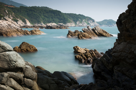 大海風景 海景 海邊風光 礁石