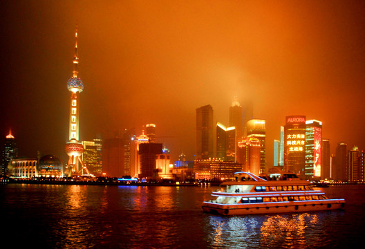 上海東方明珠塔夜景