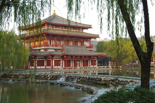 西安大唐芙蓉園 樓臺(tái)亭閣
