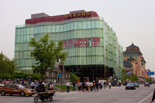 王府井 商業(yè)街 步行街 商場(chǎng)
