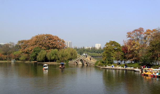 長沙景色石拱橋