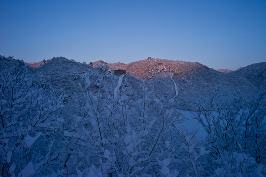 長(zhǎng)城雪景
