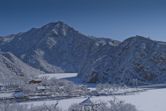 長(zhǎng)城雪景