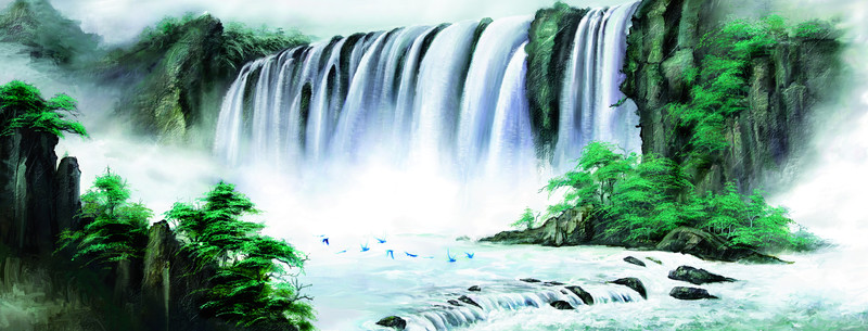 風(fēng)景畫糸列（合層）