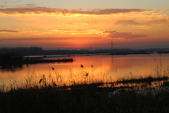 夕陽西下