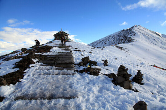 四川折多山雪山風(fēng)光
