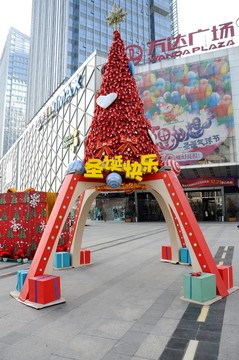 圣誕場(chǎng)景 商業(yè)建筑