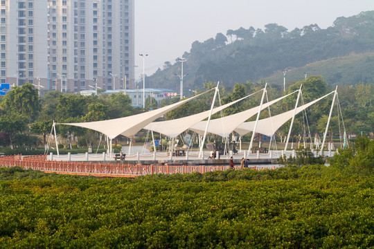 北部灣海洋文化公園 船帆雕塑
